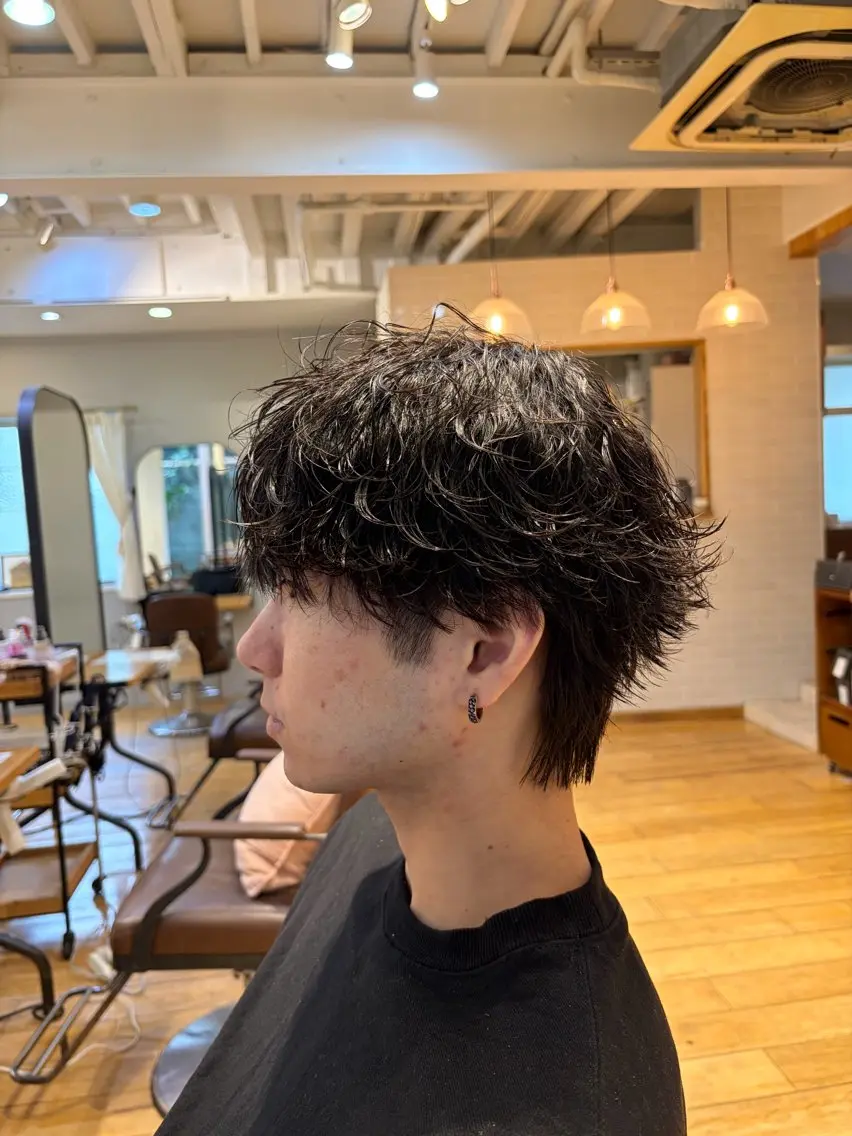 🌟ミニモ限定🌟メンズカット+パーマ✨の写真