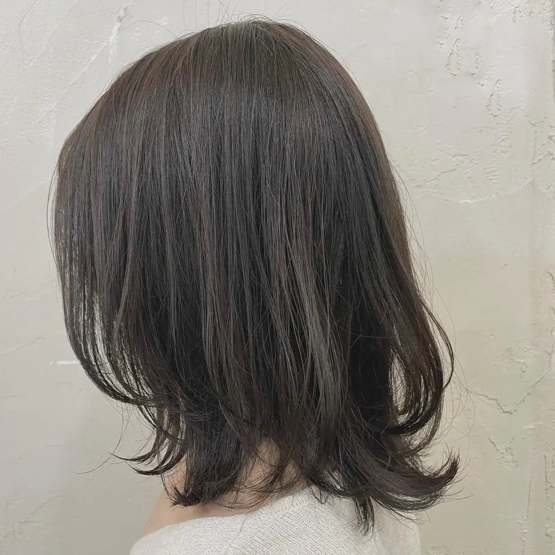 ミディアム カラー ノンダメージサロン/ 豊中/美容室のヘアスタイル