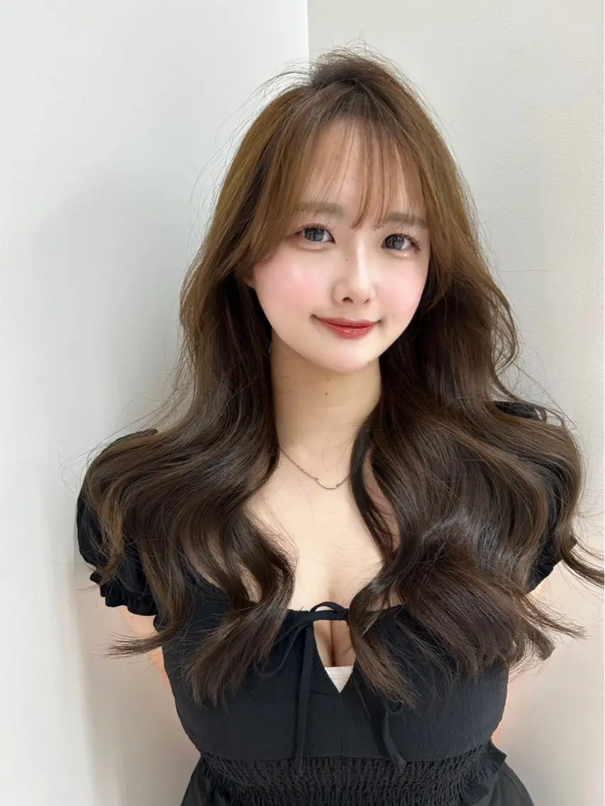 ロング カット ヘアカラー トリートメント Shousui Mutsumiのヘアスタイル
