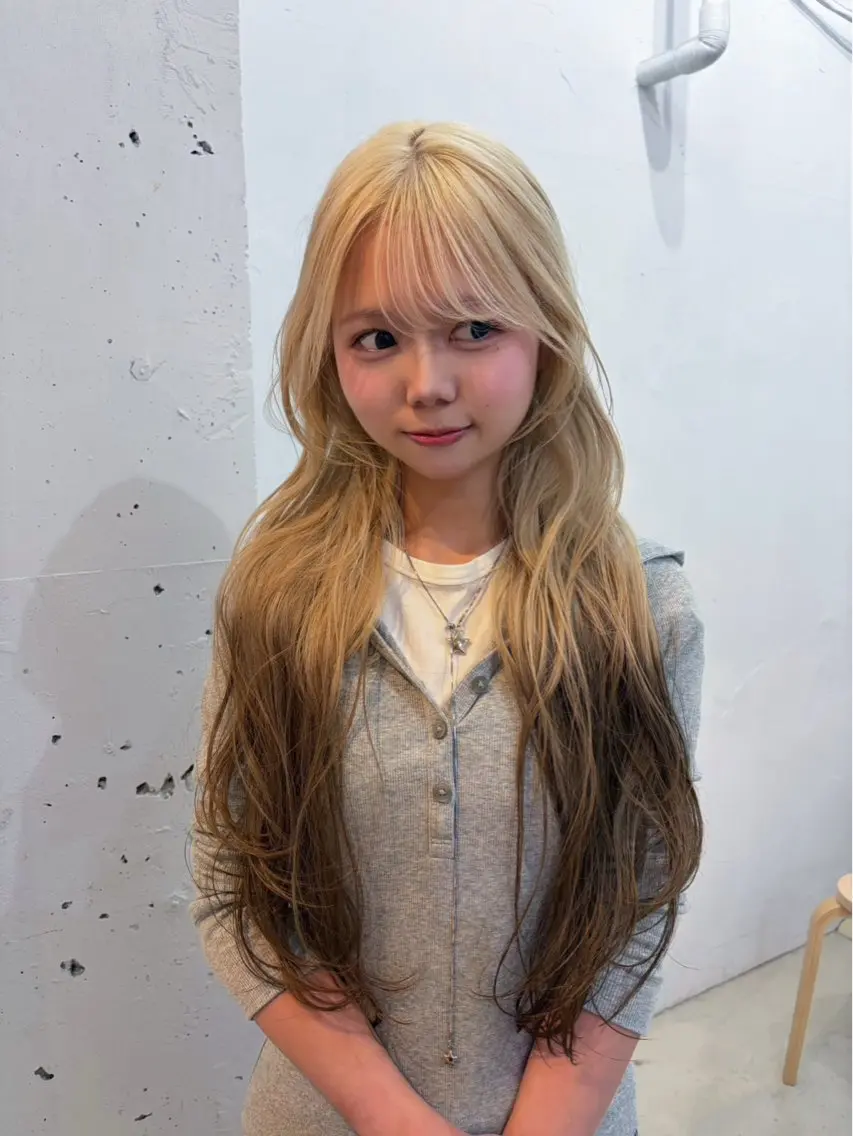 ロング ヘアカラー 愛/한국어◎ 季節のcolor🍂のヘアスタイル