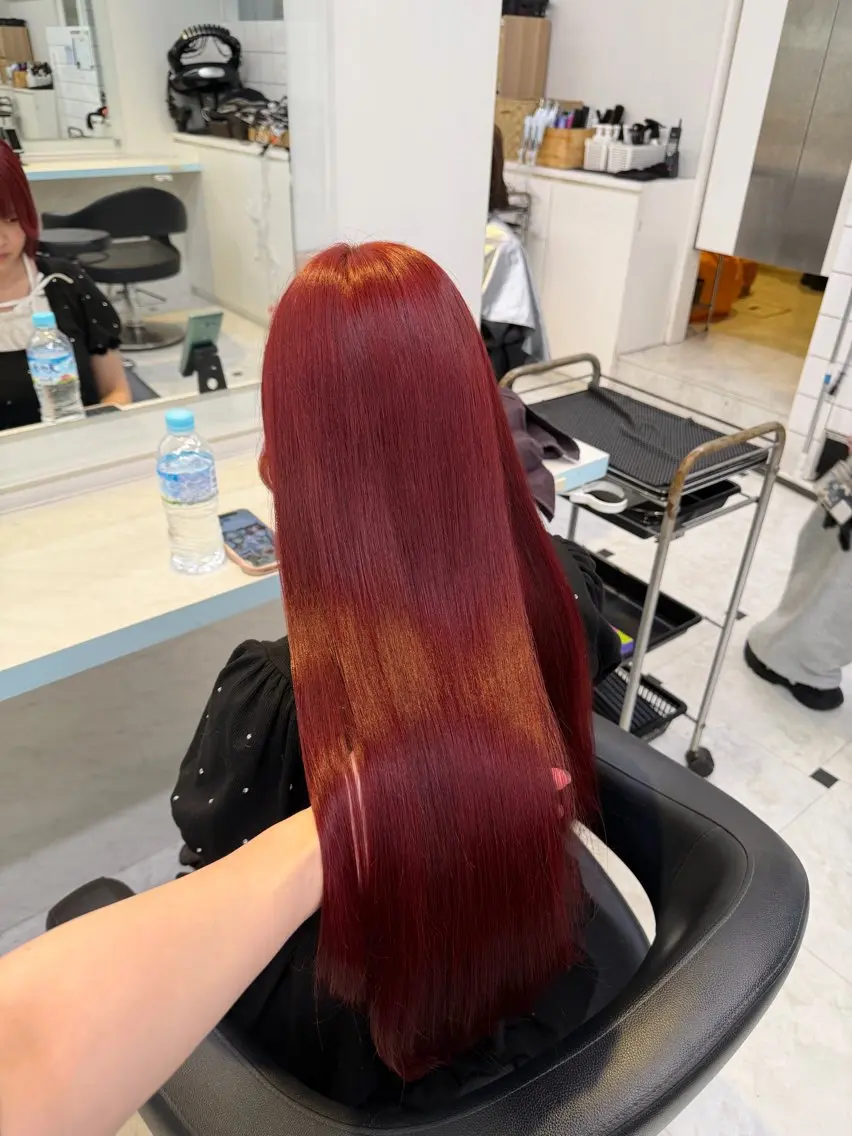 ロング カラー ヘアカラー トリートメント ブリーチカラー 🩵MIZUKIのヘアスタイル
