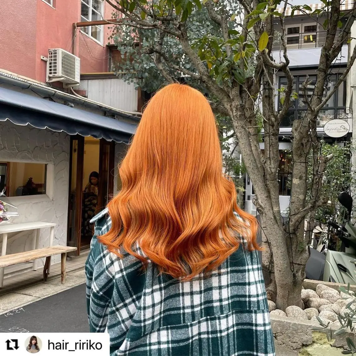 ミディアム カラー メンズ メンズハイトーン ベージュカラー ブラウンカラー ハイトーンカラー オレンジ 🩷Eny terrace🩷のヘアスタイル