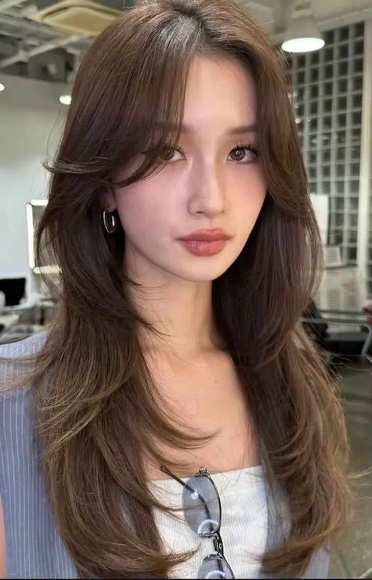 カラー 田中 れちのヘアスタイル
