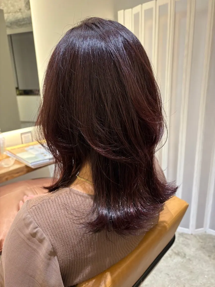 カラー ヘアカラー 加賀美 幸乃のヘアスタイル