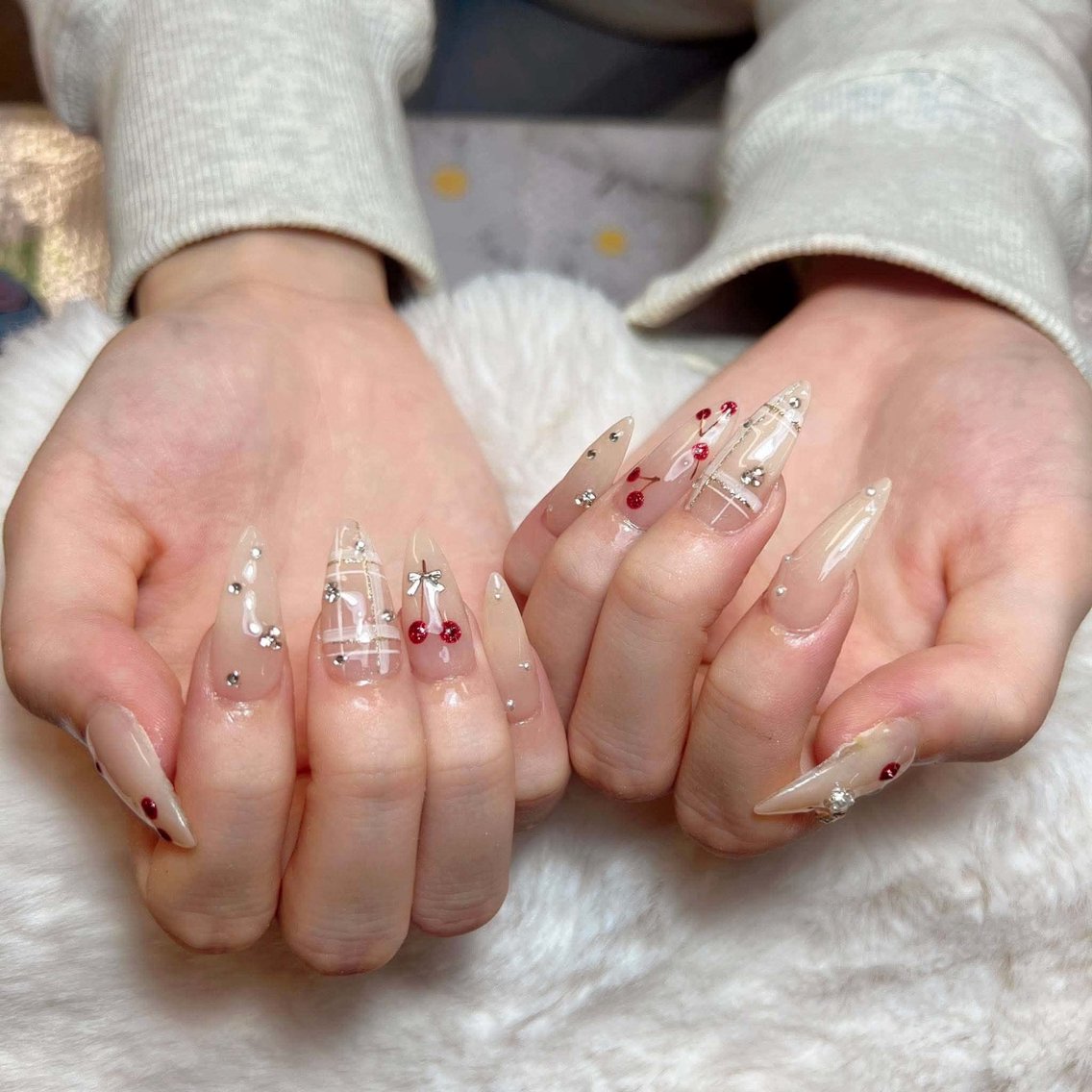 ネイル ハンドネイル ANH ゴテゴテ ネイルスタジオのネイルデザイン
