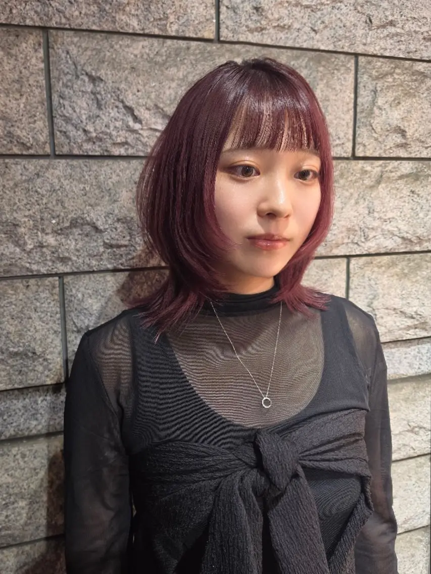 ミディアム カット ヘアカラー 🎀艶髪カラー🎀 Aiのヘアスタイル
