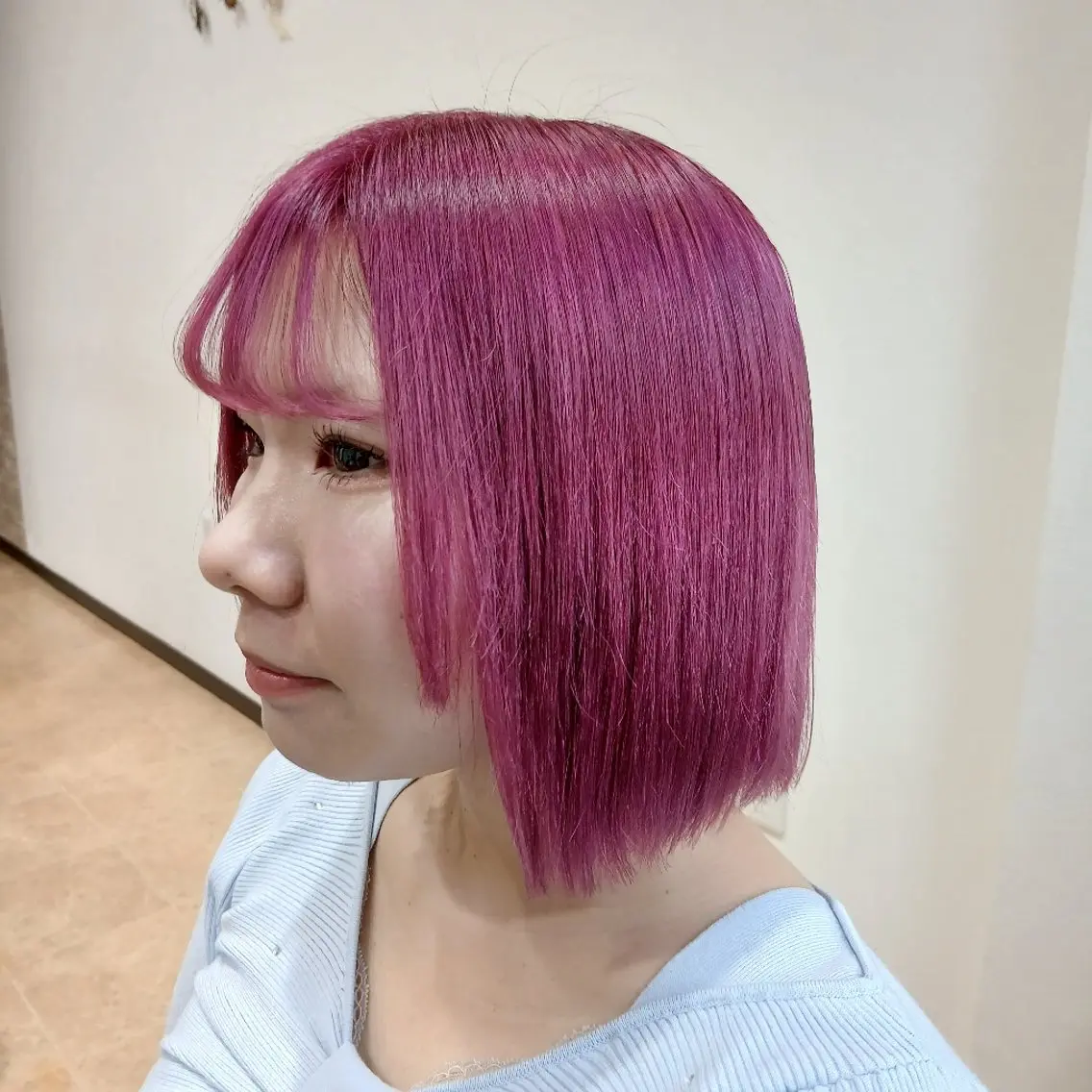 ミディアム ヘアカラー Nanami ⁄似合わせボブのヘアスタイル