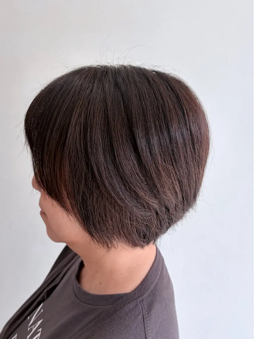 ショート 成瀬スパイラル パーマ清水大隼のヘアスタイル