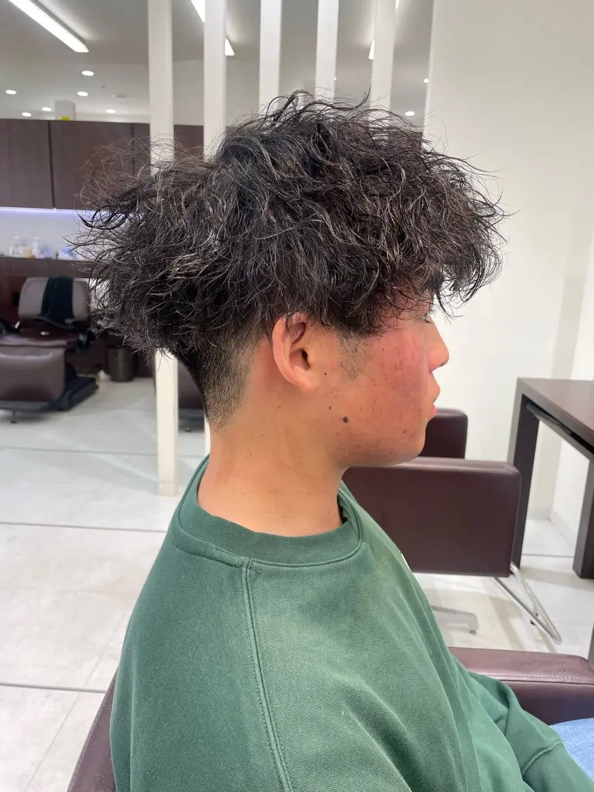 パーマ メンズ メンズパーマ 波巻きパーマ 【千葉駅南口歩1分】 MAKAのヘアスタイル