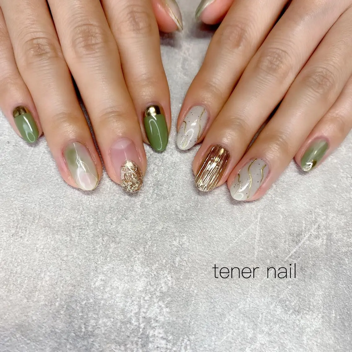 ネイル ニュアンスネイル テネルネイル tener nailのネイルデザイン