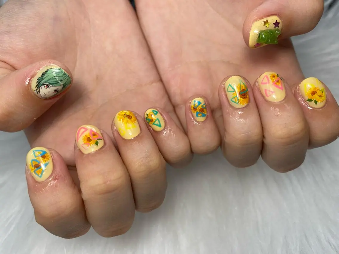 ネイル ハンドネイル Mana‪ ‪·͜· ❤︎‬のネイルデザイン
