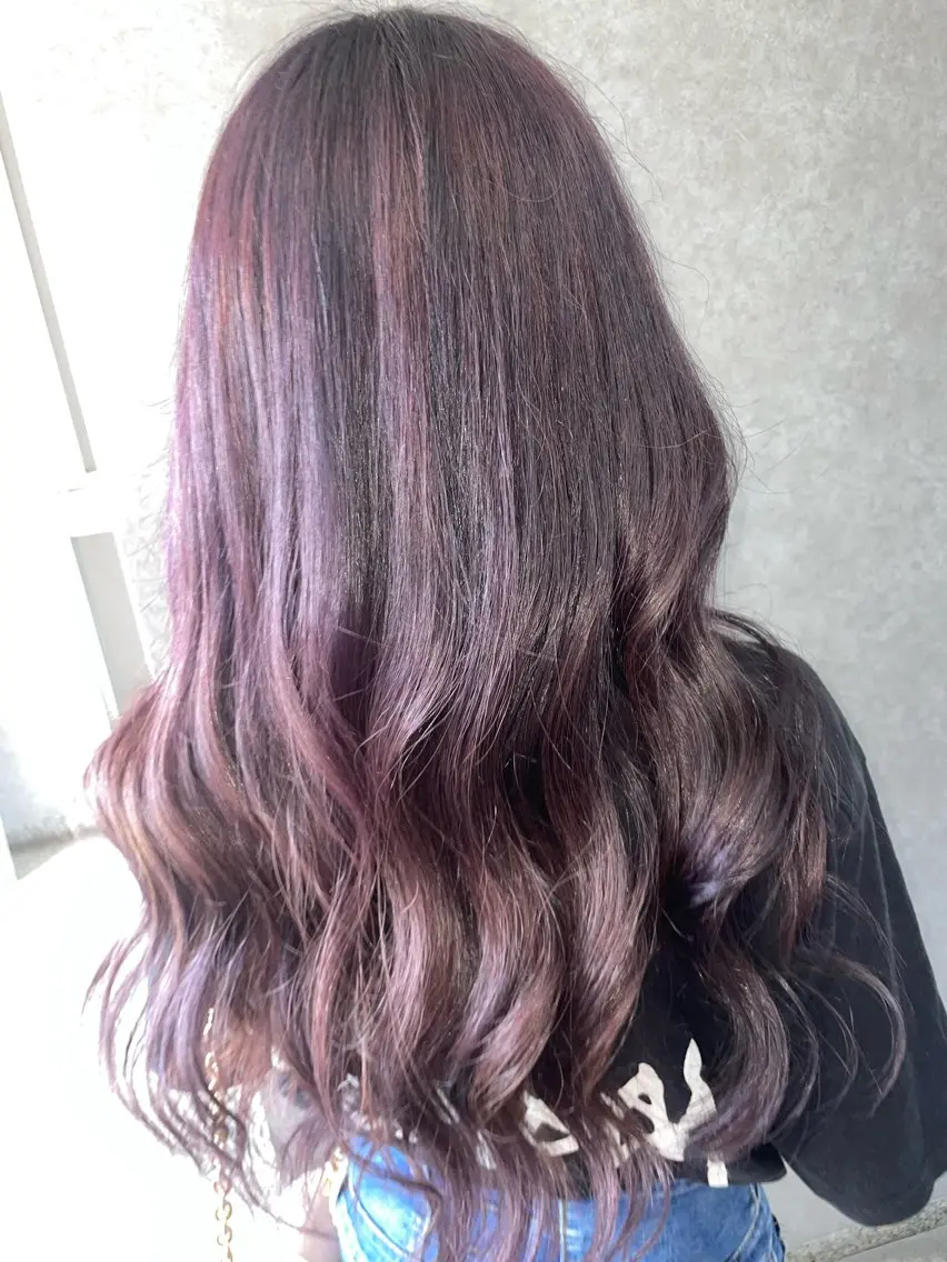 ロング カラー Piki salon ピキサロン　代表まきのヘアスタイル