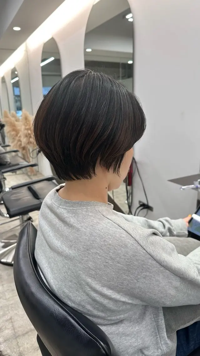 ショート ショートヘア あいこ/ハンサムショ ート無料/蔵前🌷のヘアスタイル