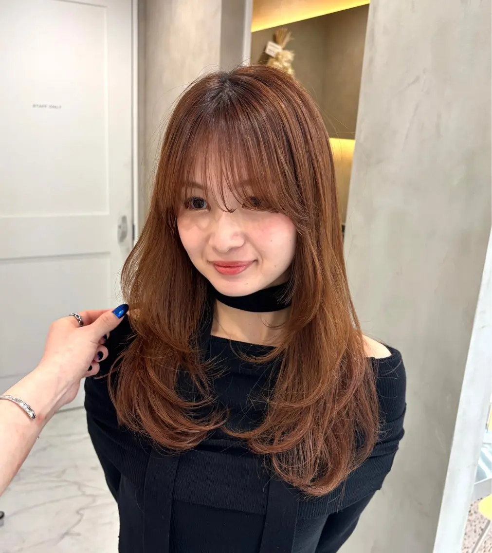【✨韓国ヘアしたい方✨】💓似合わせレイヤーカット+3stepトリートメント💓の写真