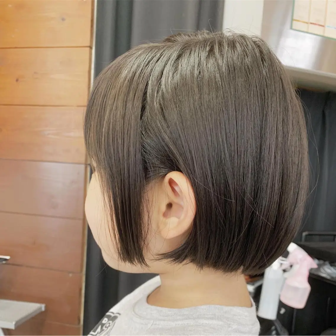 ショート キッズ ボブ カット ヘアカラー 似合わせ/前髪カット /店長   村上直也のヘアスタイル