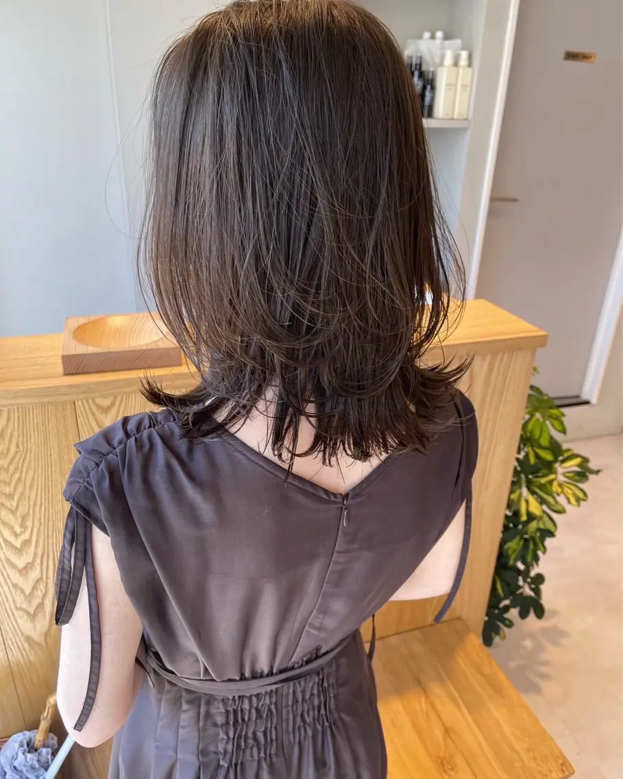 レイヤーカットの写真
