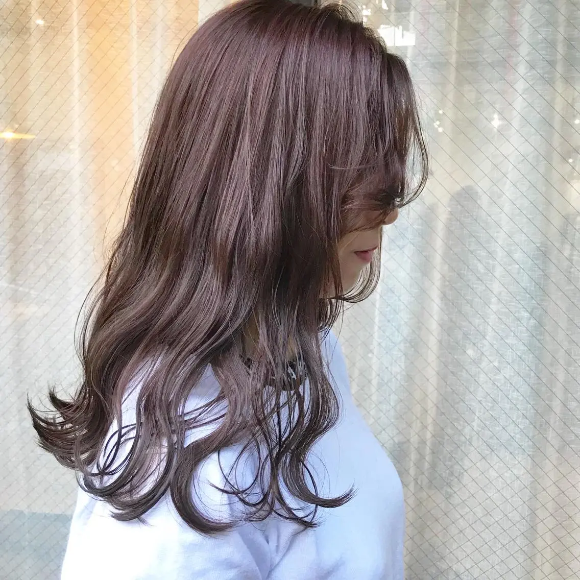 ロング カラー ヘアカラー トリートメント レイヤー/顔周り /AKARIのヘアスタイル
