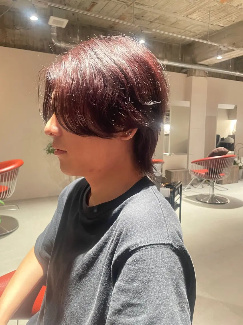 ショート カラー 森田 鴻之介のヘアスタイル