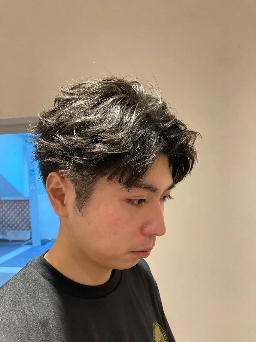 パーマ メンズ フェザーパーマ メンズパーマ 男のスタイル革命 健太郎✂︎のヘアスタイル