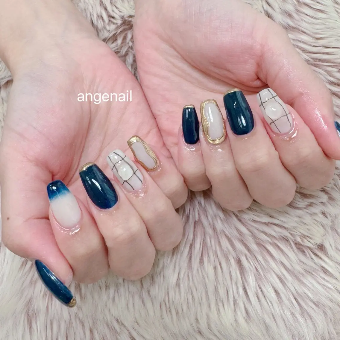 ネイル ハンドネイル オーナーネイリスト MAKIのネイルデザイン
