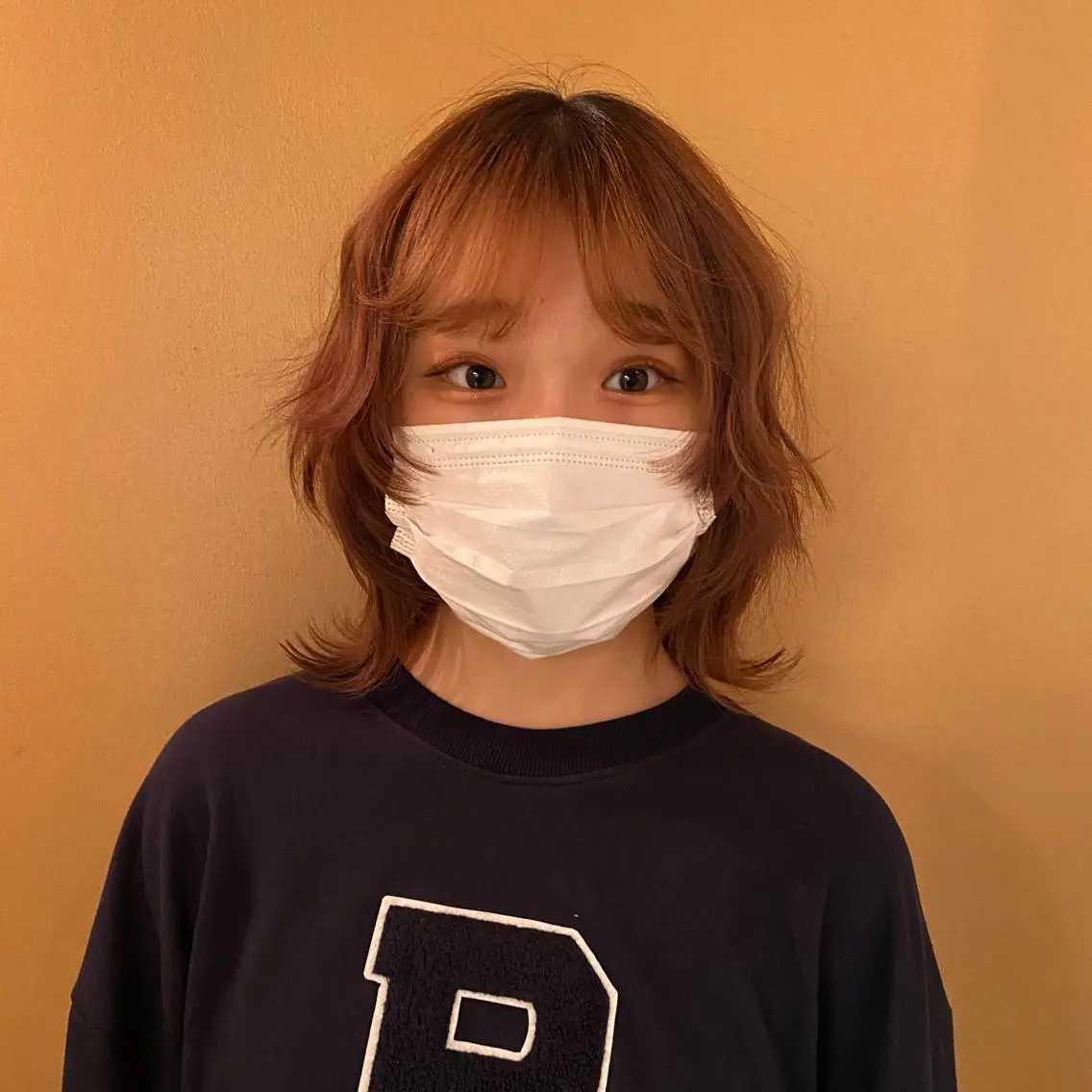 ミディアム ウルフカット Yuki☺︎パーマ レイヤーカットのヘアスタイル