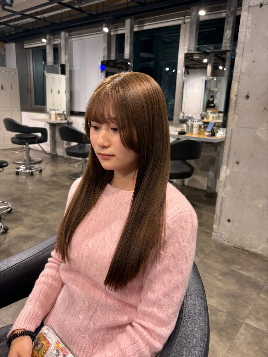 カラー ヘアカラー ハイトーン 横浜💞ミオのヘアスタイル