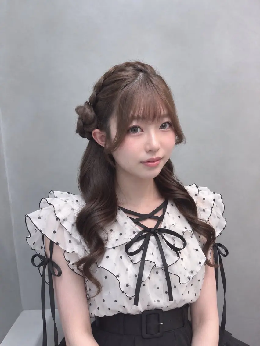 ロング 推し活アレンジ🎀 艶カラー¦nanoのヘアスタイル