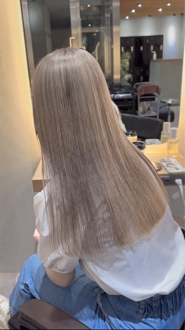 ロング カラー カット ヘアカラー トリートメント レイヤーカット/ ブリーチカラー/雅人のヘアスタイル
