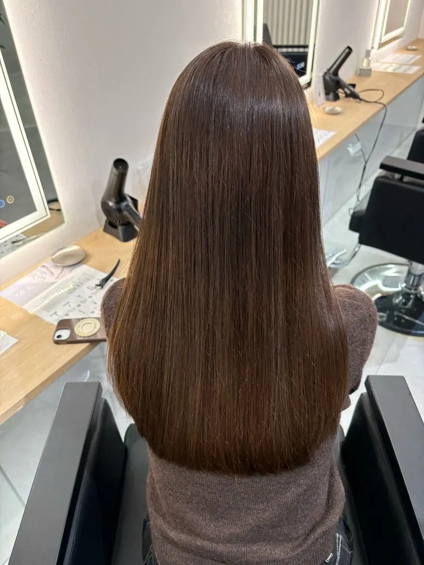 セミロング カラー ヘアカラー S O A/妹尾 大和のヘアスタイル