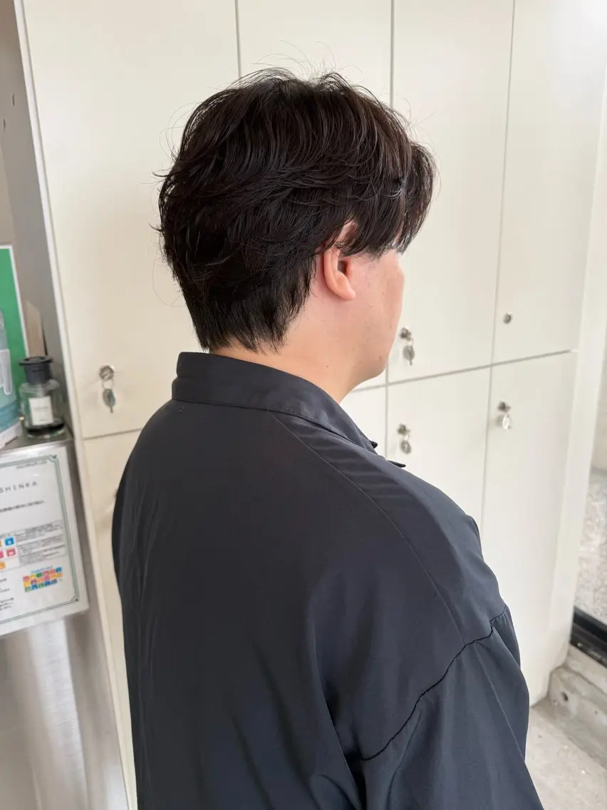 パーマ メンズ カット パーマ SLOW🫧 ルナ🫧のヘアスタイル