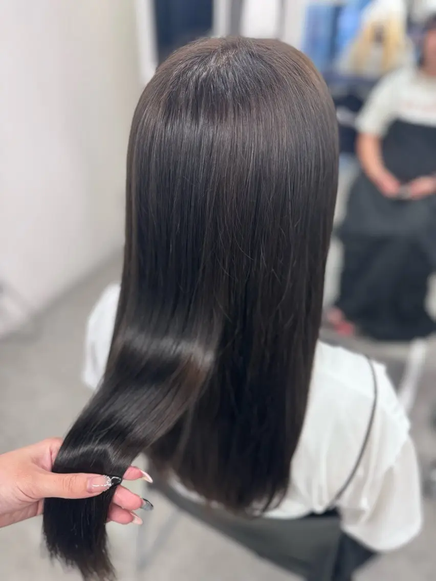 ロング カラー ヘアカラー トリートメント 透明感カラー/ chinatsuのヘアスタイル