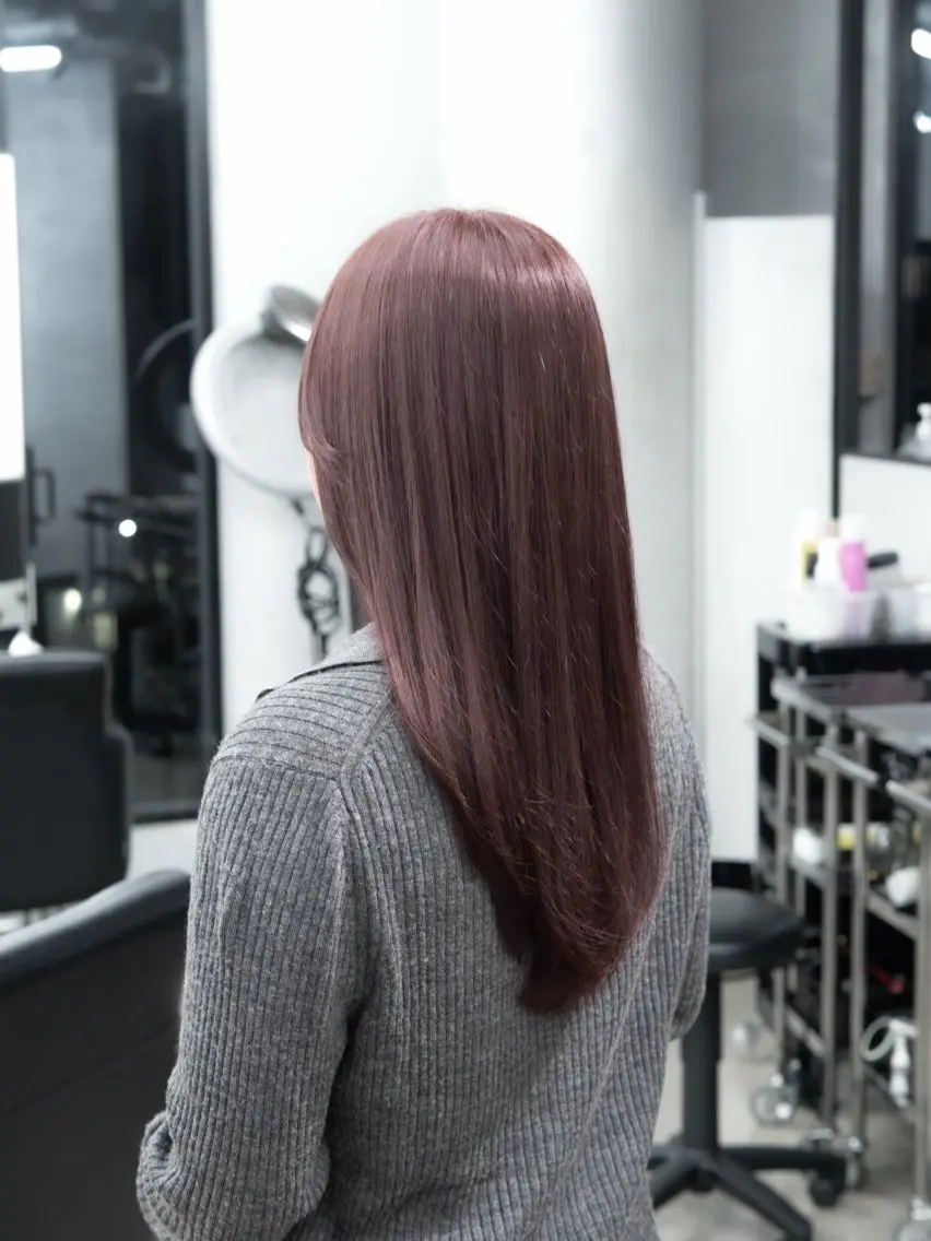 ミディアム カラー 透明感カラー グレージュ ラベンダーカラー ラベンダーグレージュ ラベンダーグレー ヘアカラー トリートメント 🦋髪質改善/艶髪 /カラー/go🦋のヘアスタイル