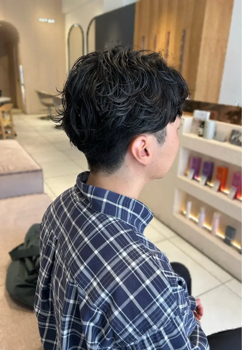 【リピーター様限定🌀】メンズカット+似合わせパーマ✨の写真