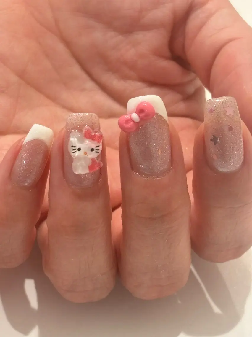ネイル フレンチネイル ハンドネイル Ann nailのネイルデザイン