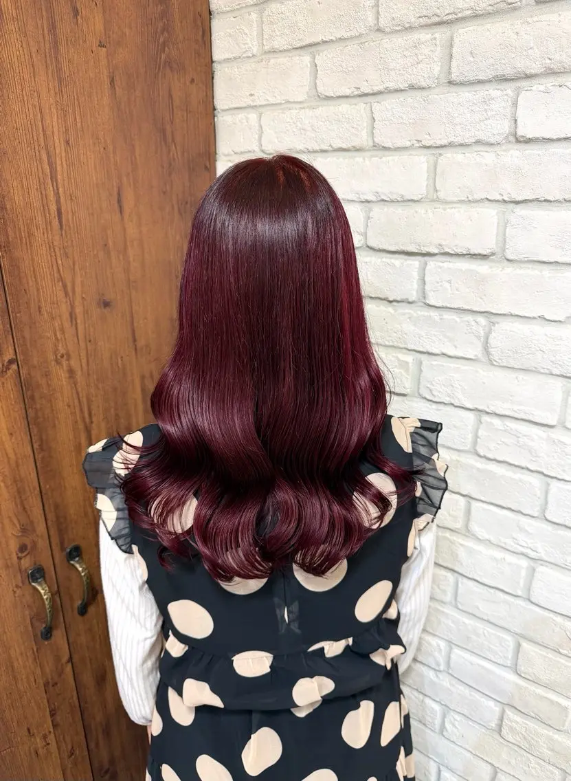 ミディアム カラー ピンクカラー カラーモデル0円/ 🎀Nanaseのヘアスタイル