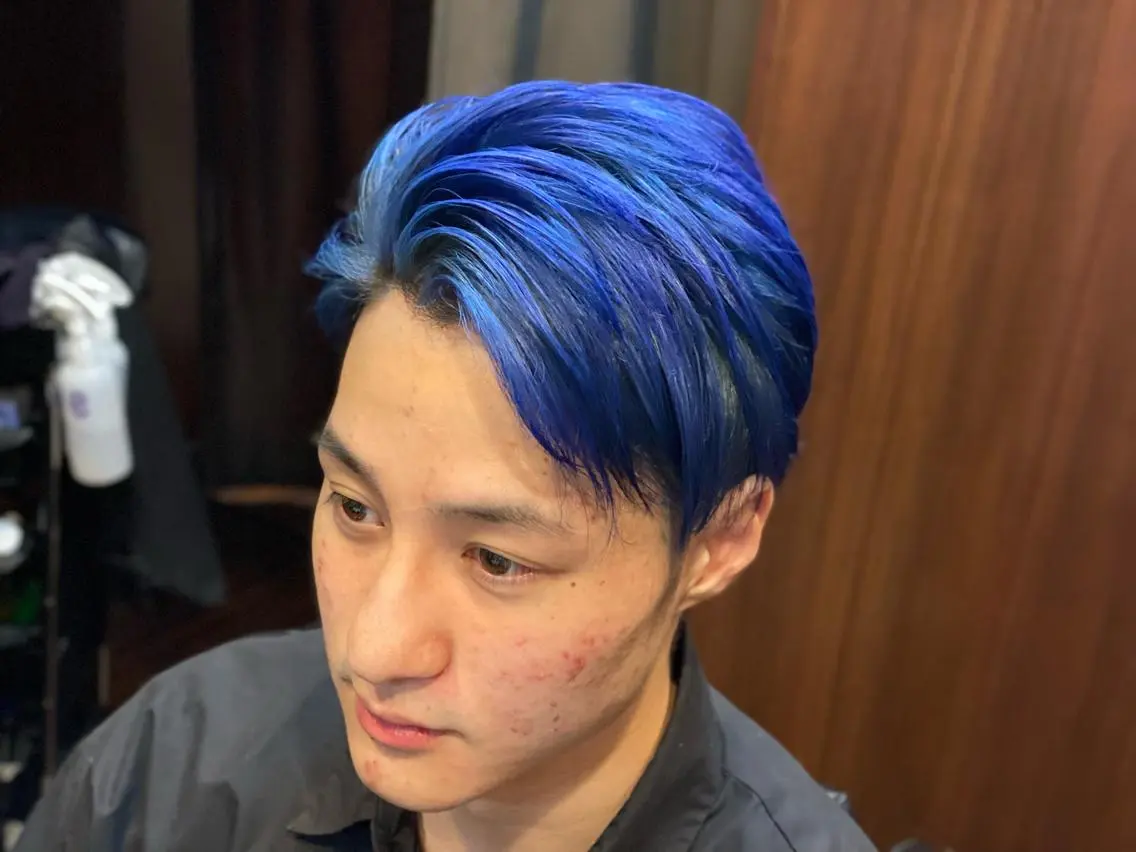 ショート カラー メンズ 浅見 天翔のヘアスタイル