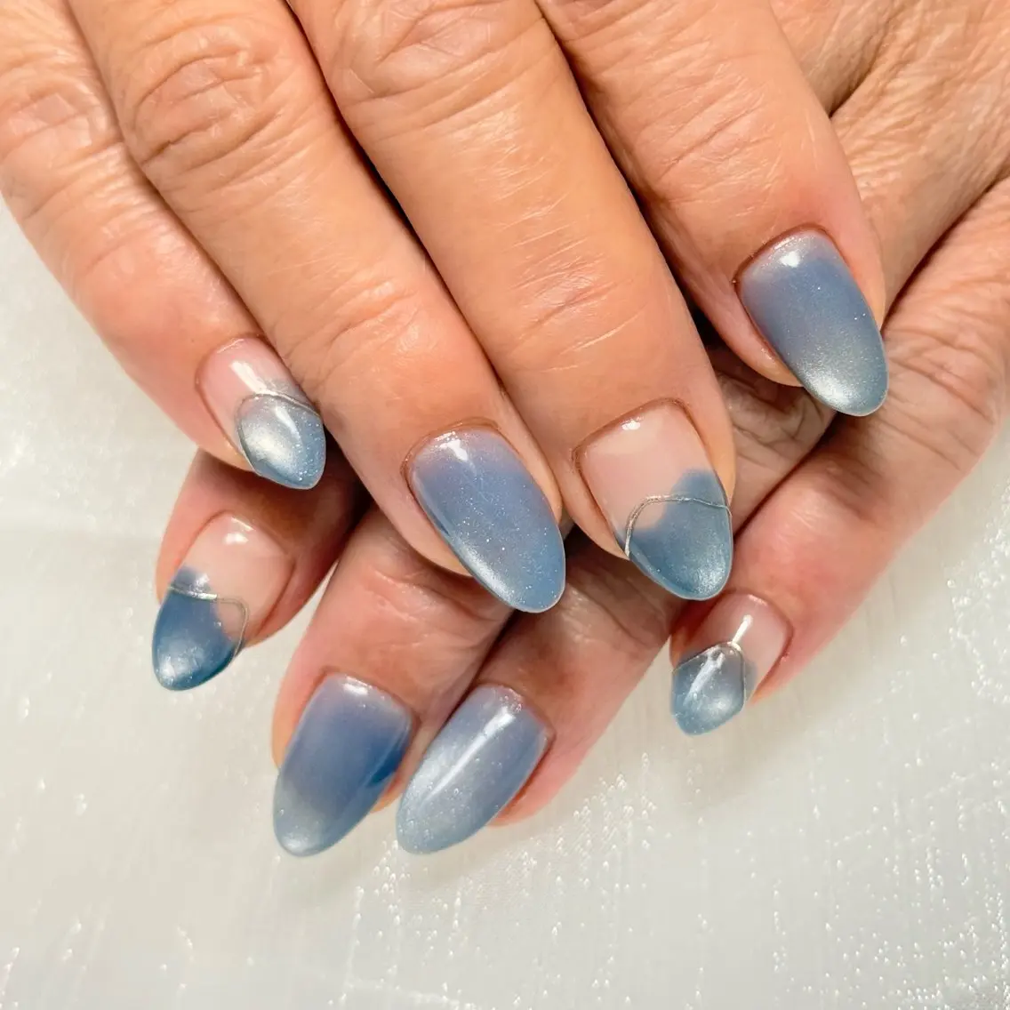 ネイル ミラーネイル ハンドネイル calm nailのネイルデザイン