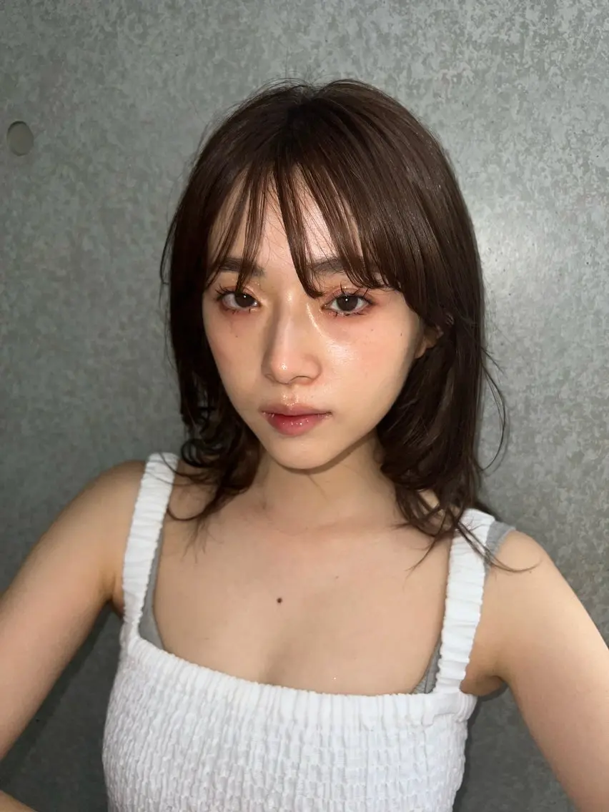 松井美樹/似合わせ ガーリー・韓国のヘアスタイル