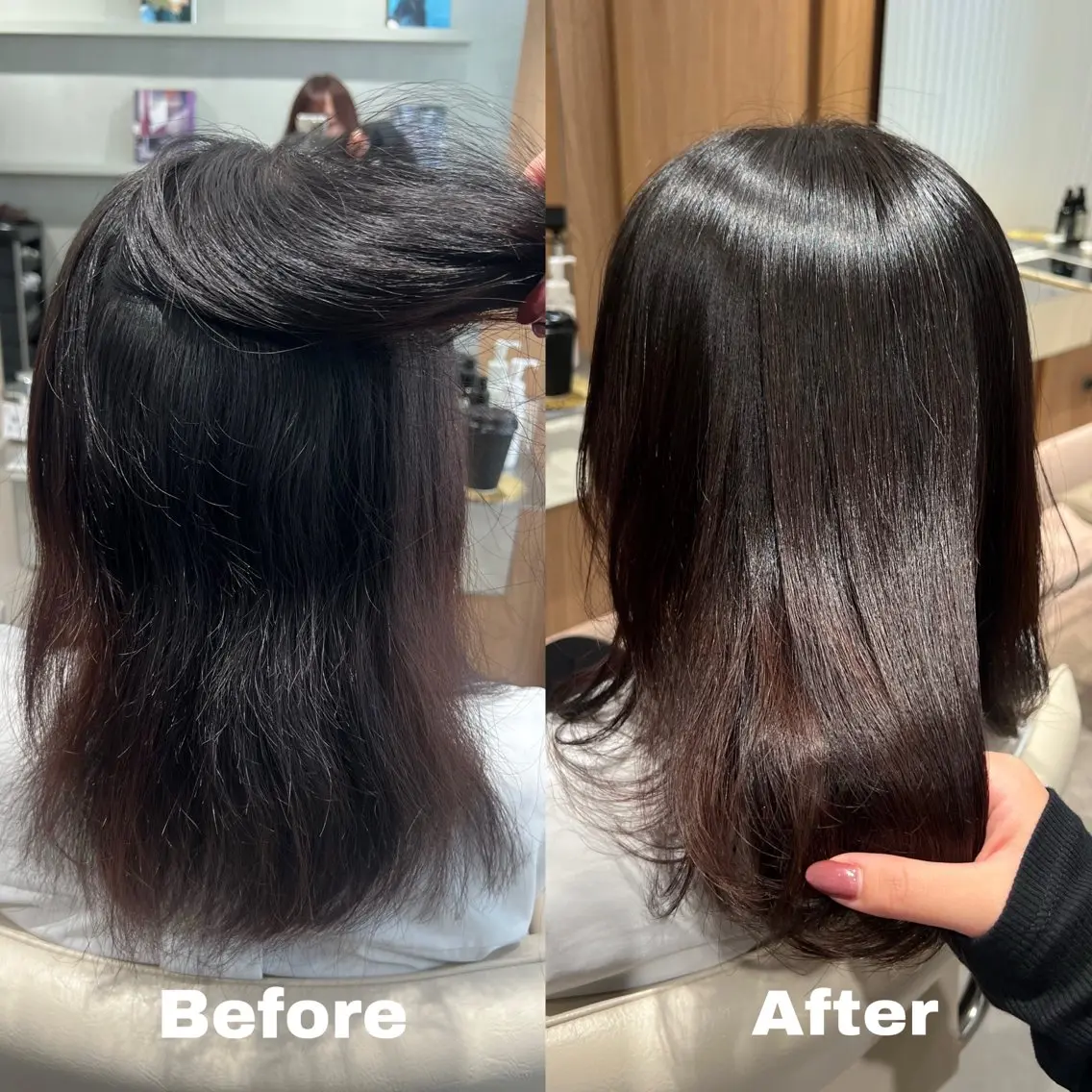 縮毛矯正 地毛風カラー/ NaRuのヘアスタイル