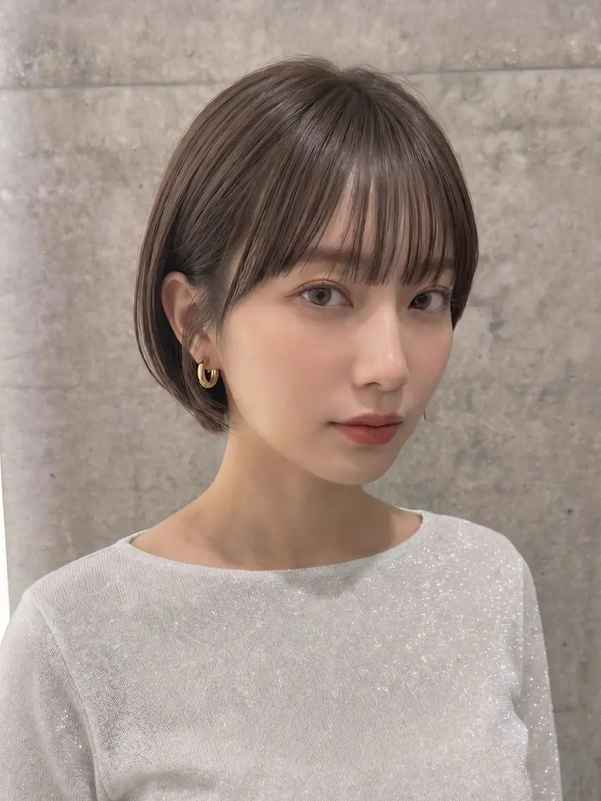 ショート カット ショートボブ/艶 カラー/SHUTOのヘアスタイル