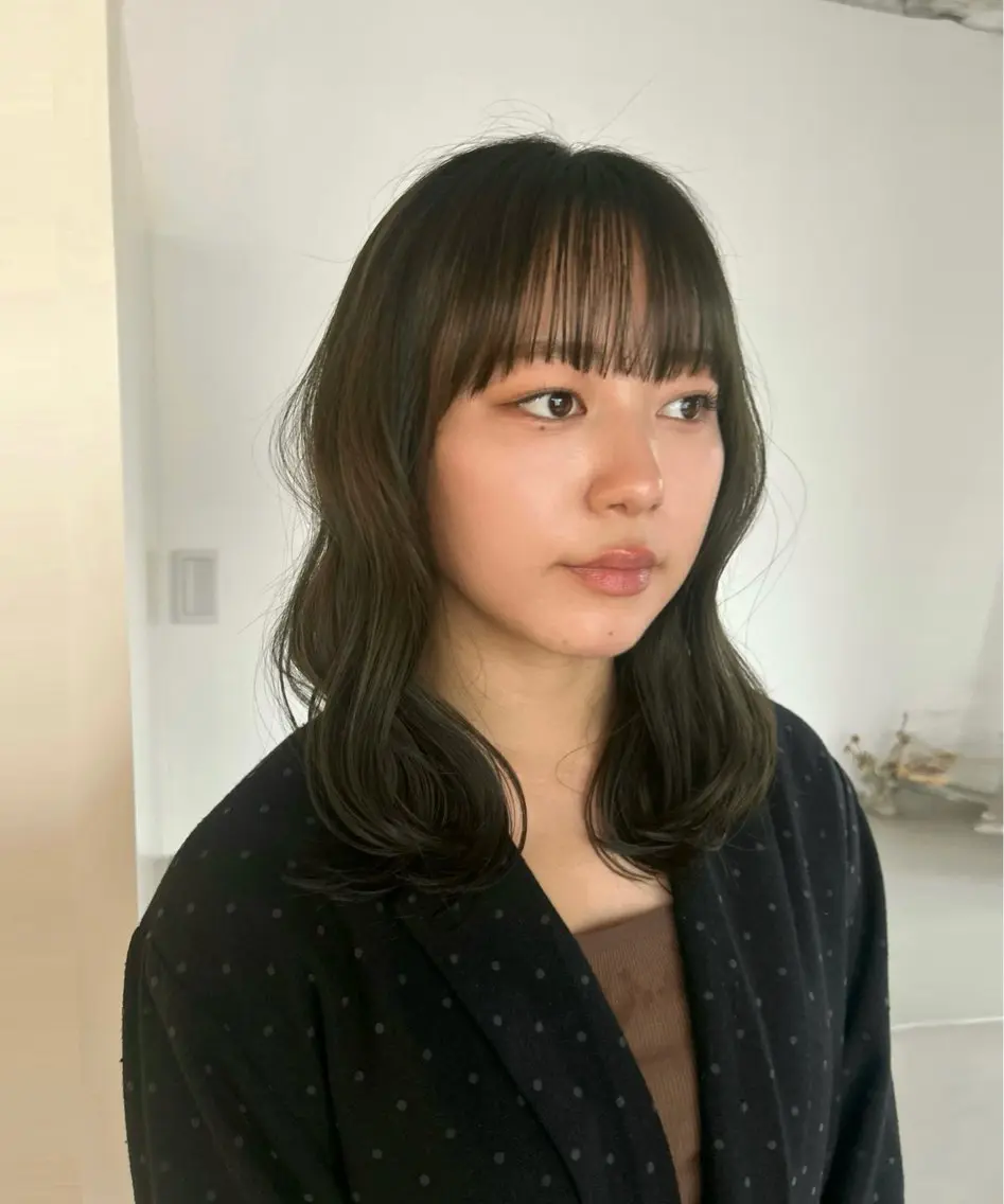 ミディアム chico .のヘアスタイル