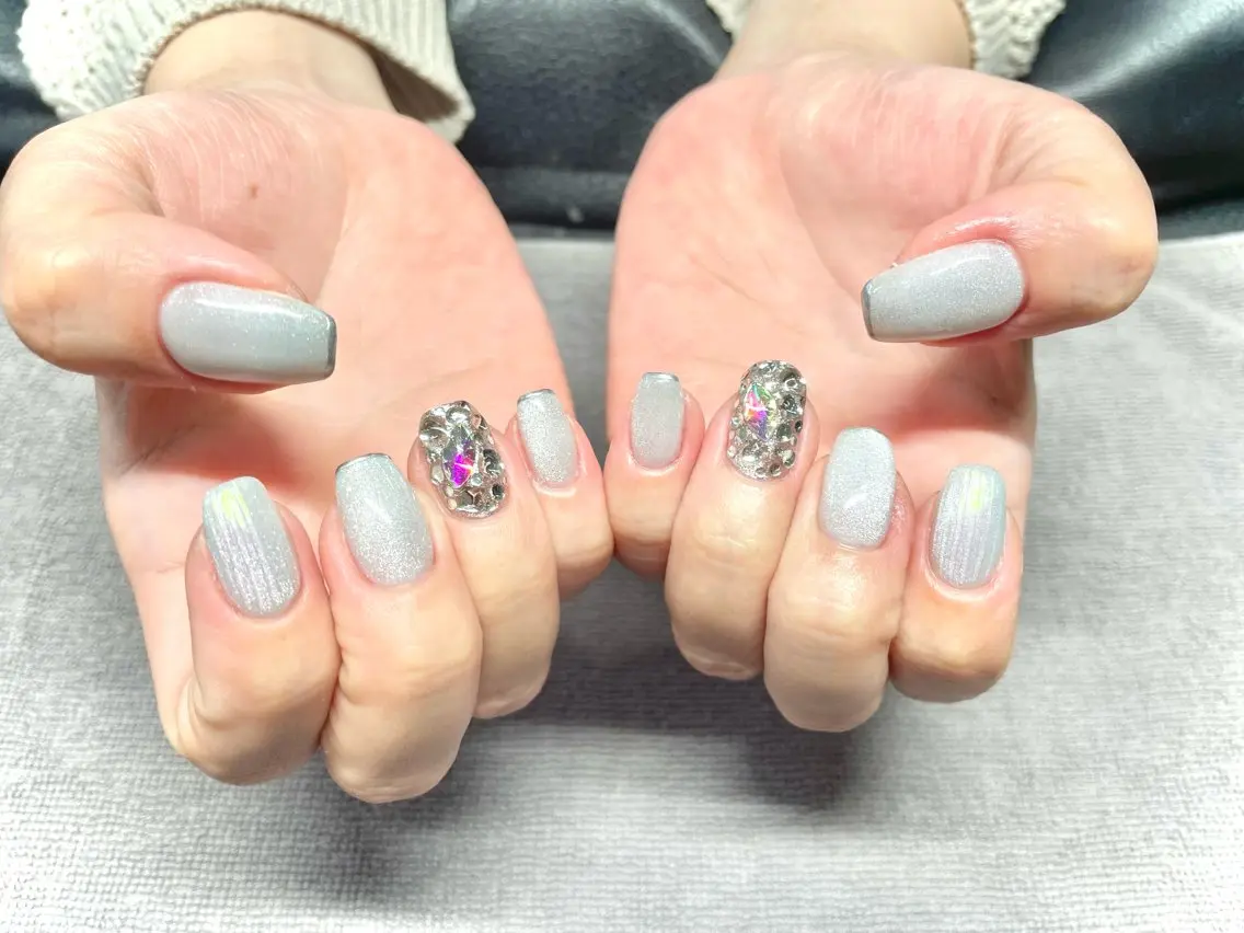 ネイル アートネイル マグネットネイル MOJA NAIL ＊MAIKOのネイルデザイン