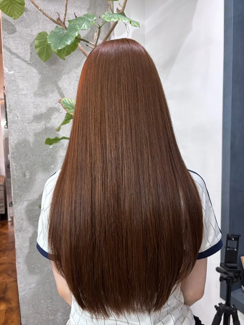 カラー ベージュカラー ブリーチ ブラウンカラー 透明感カラー ダブルカラー 村田 彩音のヘアスタイル