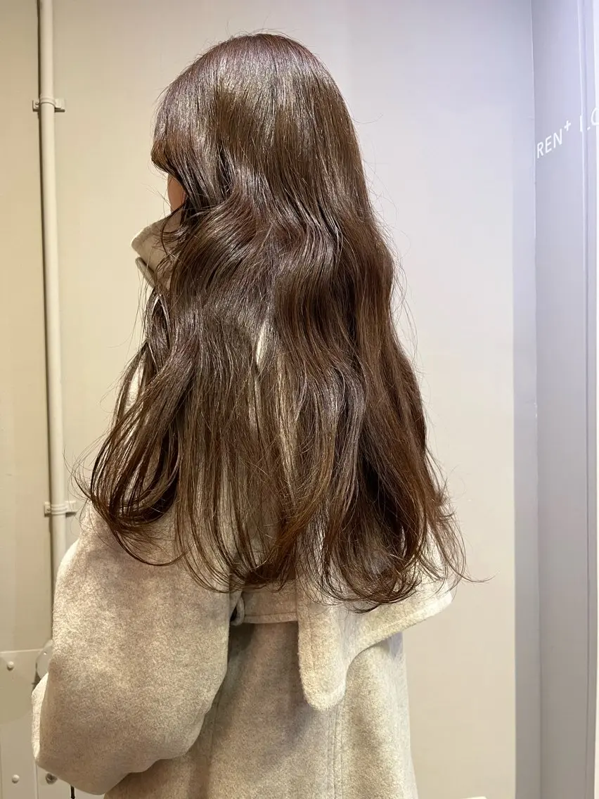 カラー レイヤーカット🍏 オリーブ/ののかのヘアスタイル