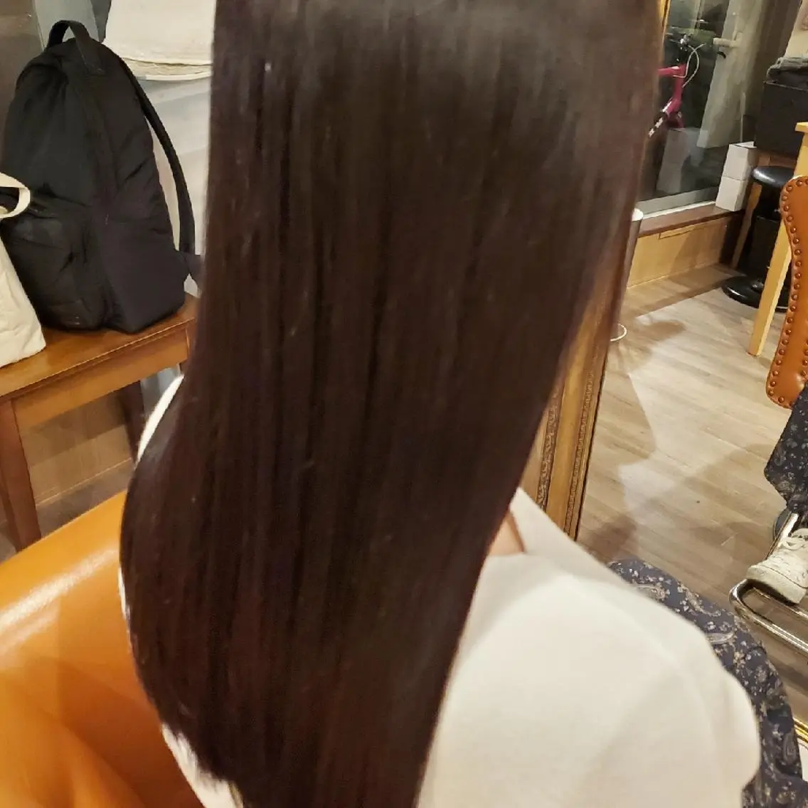 ロング カラー アディクシーカラー ボブ 外国人風カラー トリートメント 酸熱トリートメント カット ヘアカラー トリートメント spa hair ark 富井直美のヘアスタイル