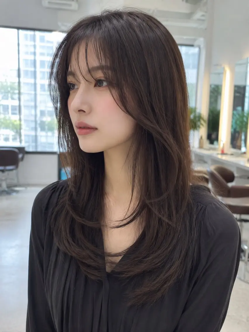 セミロング カラー カット ヘアカラー 縮毛矯正 トリートメント ✨毛髪診断で絶対綺麗 ✨美髪艶髪専門✨高浪のヘアスタイル
