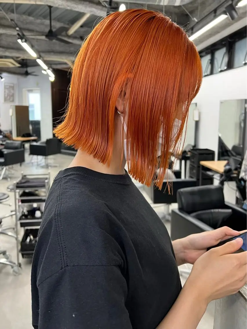 ショート カラー ヘアアレンジ ヘアカラー 坂齋大地/レイヤー/ ミルクティーのヘアスタイル