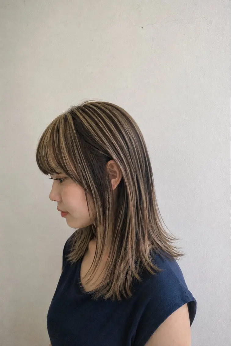 カラー ヘアカラー フルカワ リナのヘアスタイル