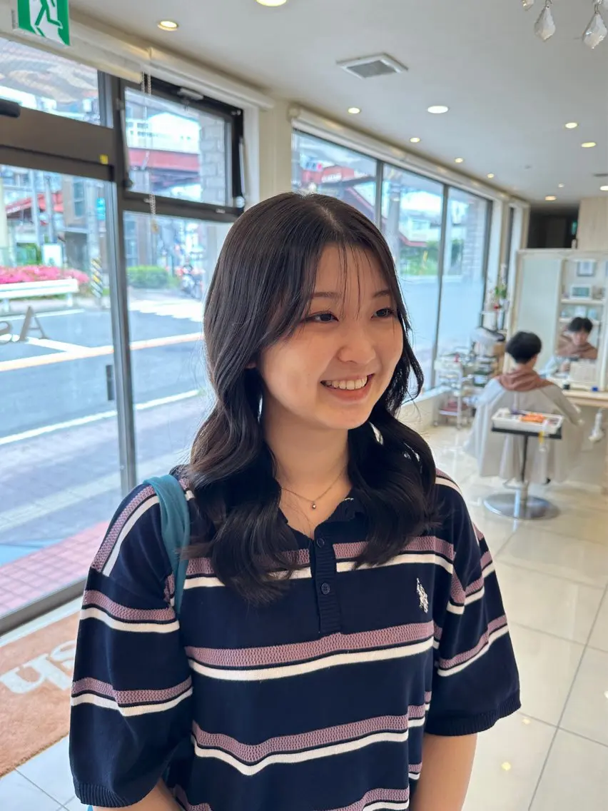 ロング ハイレイヤー レイヤーカット カット レイヤー/アレンジ /縮毛/つじた ゆずのヘアスタイル