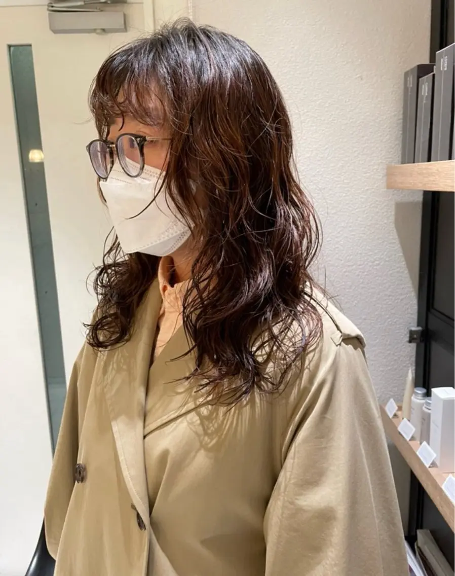 ロング パーマ 🎀Maho🎀ボブ × 髪質改善のヘアスタイル